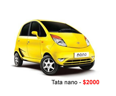 автомобиль tata nano