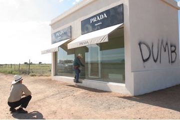 Prada Marfa vandals
