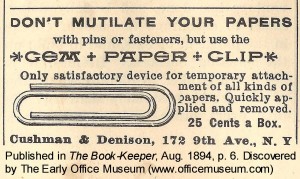 1894_Gem_Paper_Clip_adv_discovered_by_The_Early_Office_Museum