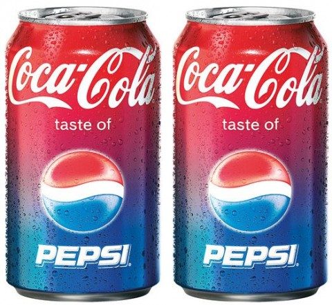 Cola taste of Pepsi