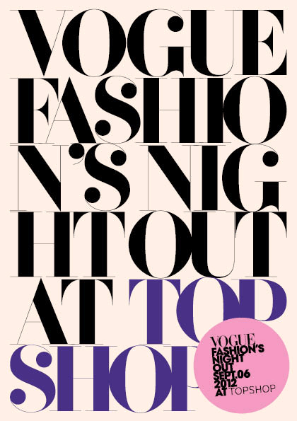 Topshop приглашает на модную ночь Vogue