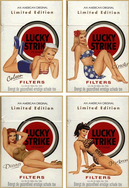Девушки pin-up в рекламе брендов